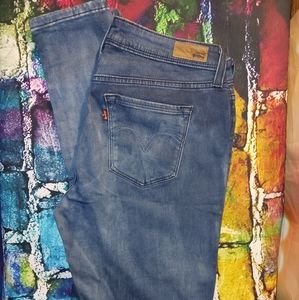 LEVI'S Jeans Denim Legging, Women's Size 10, Distressed Fade Look, Cute Jeans